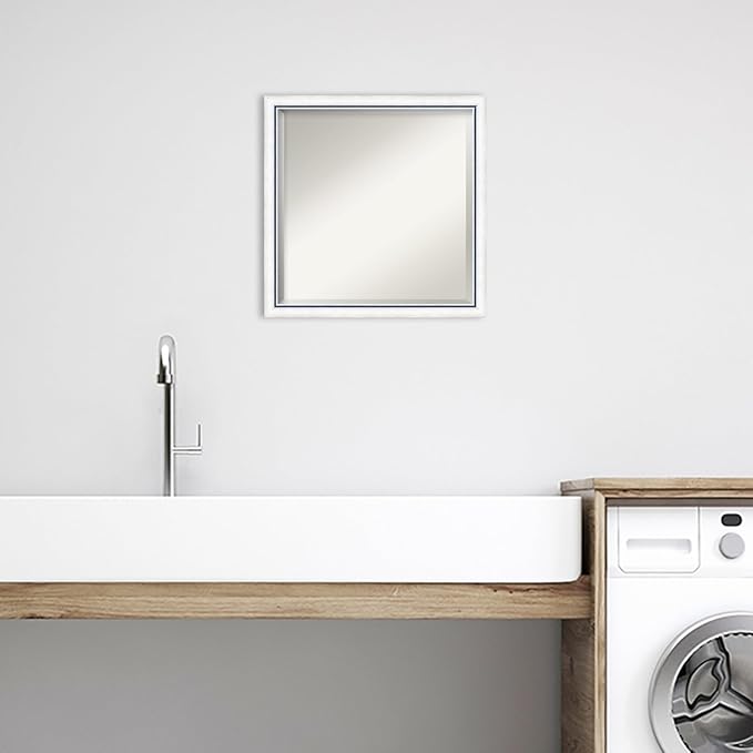 Amanti Art White Bathroom Mirror - Image 5