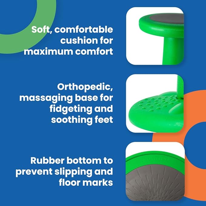 ActiveChairs Kids Wobble Chair, Flexible Preschool & Elementary Classroom - Image 4