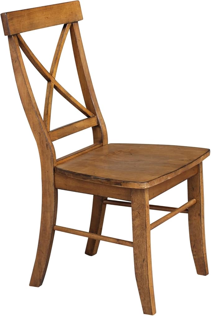 International Concepts Set of Two X-Back Dining Chair - Image 12