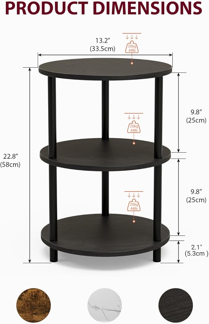 Small Round End Table - Image 3