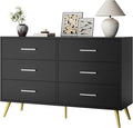 Shintenchi 6 Drawer Dresser, Wide Chest of Drawers Organizer Storage by Shintenchi
