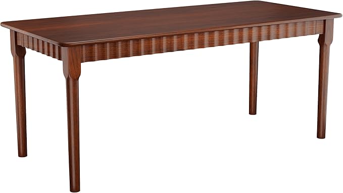 70.8 Inch Solid Wood Dining Table by MORDEER