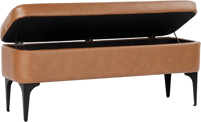 HomePop Upholstered Storage Bench - Image 10