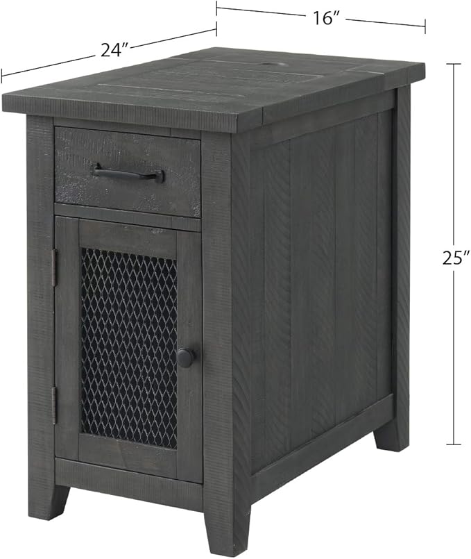 Martin Svensson Home Rustic Chairside Table - Image 3