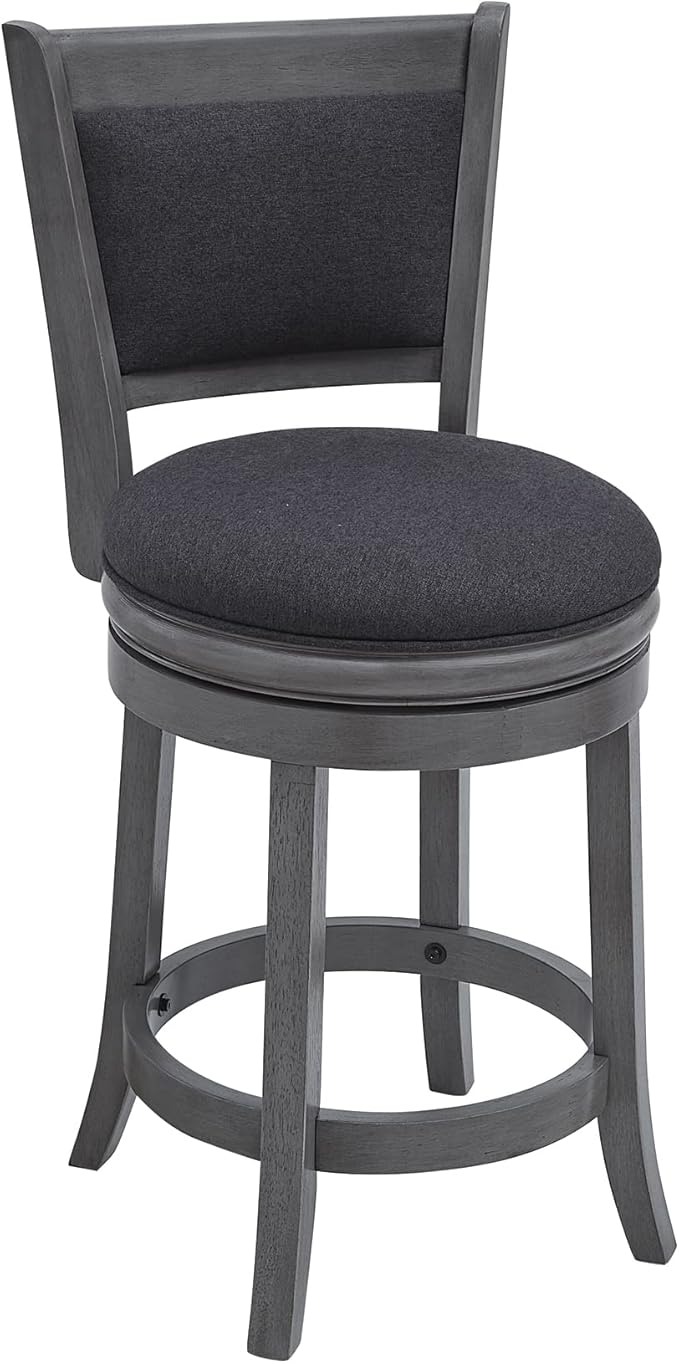 Ball & Cast Upholstered Swivel Counter Stools Kitchen Bar Stools 24" Seat by BallCast