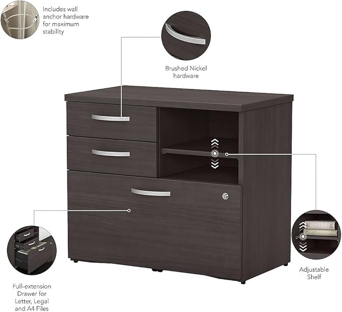Bush Business Furniture Studio C Office Storage Cabinet - Image 4