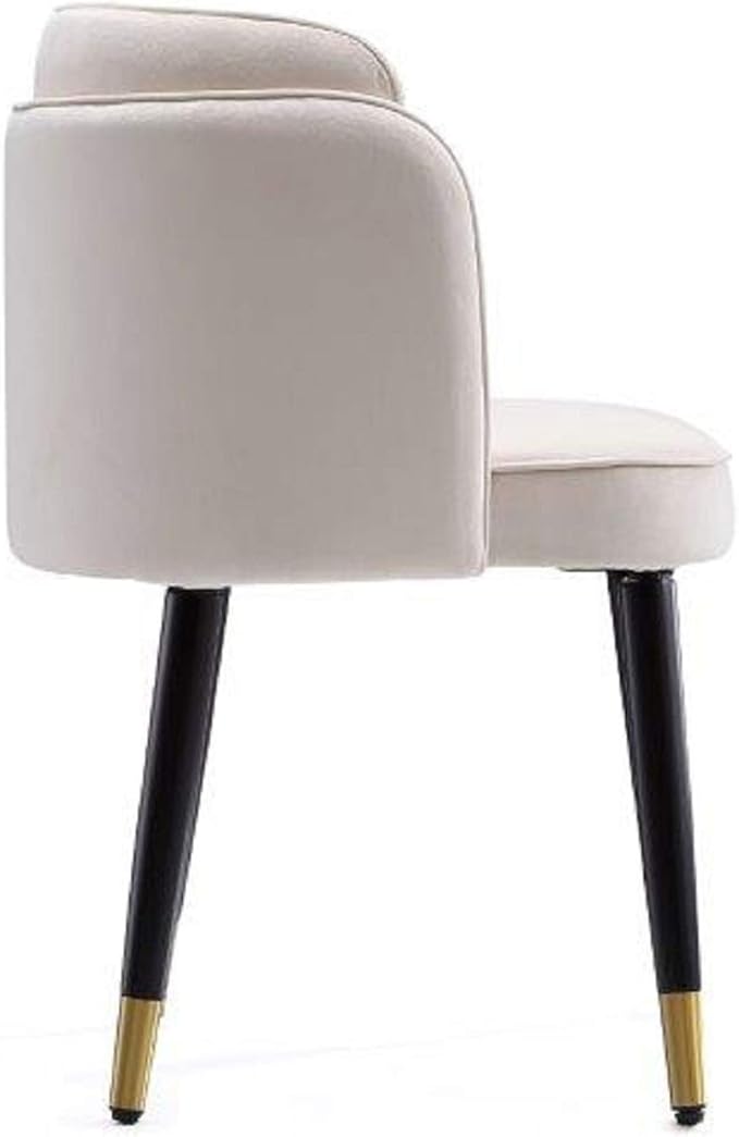 Manhattan Comfort Zephyr Modern Velvet Dining Chair, Solid Wood Frame - Image 6