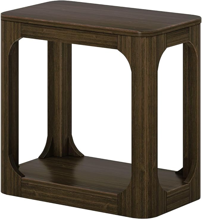 Plank+Beam Modern Rounded Rectangular Side Table - Image 4
