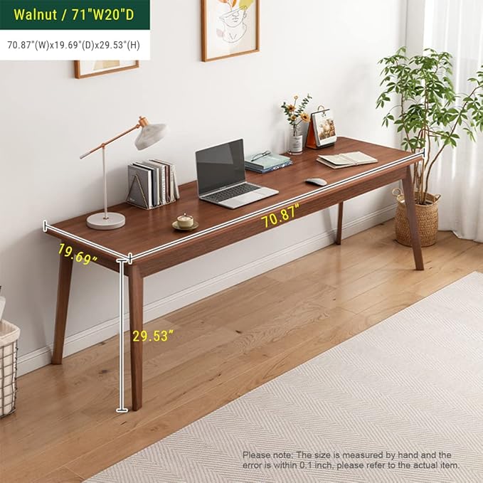 Mid-Century Long Desk Table - Image 5