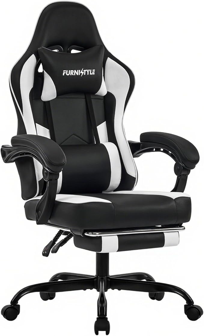 Gaming Chair for Adults and Teens, Ergonomic Leather Video Game Chairs - Image 7