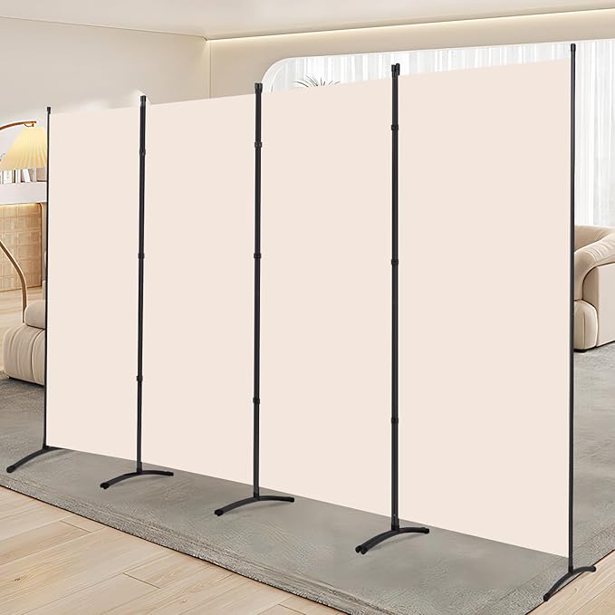 YASRKML Room Divider Folding Privacy Screens, Portable Room Divider Panel 4 by YASRKML