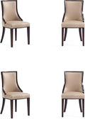 Manhattan Comfort Grand Avenue Faux Leather Dining Chairs, Parsons Accent by ManhattanComfort
