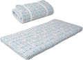 EMOOR Japanese Padded Futon Mattress Machi Twin Triangle-Gray, Gusset Foldable by EMOOR