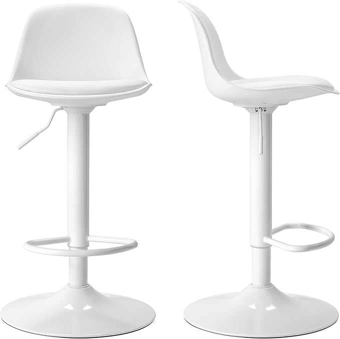 Finnhomy Bar Stools Set of 2, Swivel Barstools - Image 5