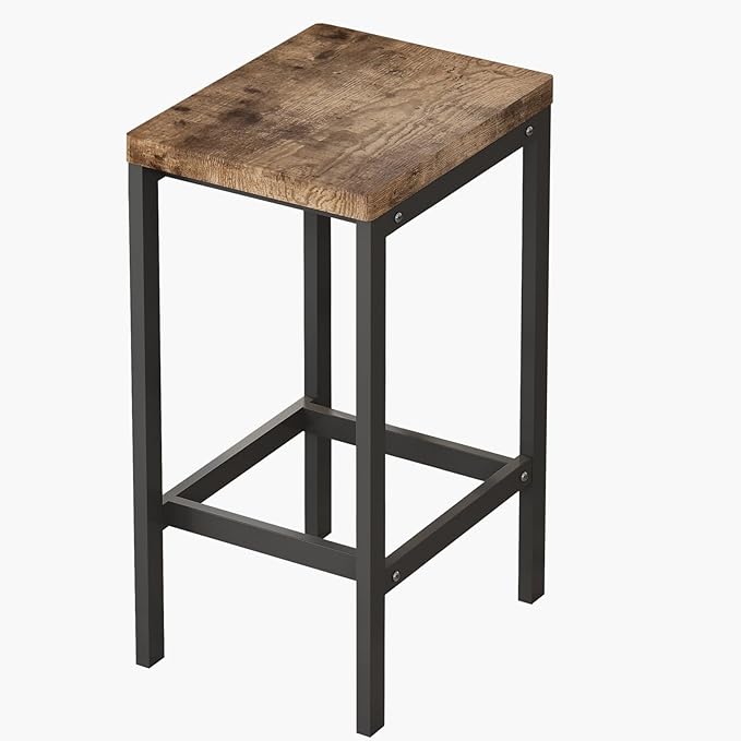 KEIKI 60.24” Long Bar High Top Dining Table and 3 Stools Chairs Set, Wood - Image 8
