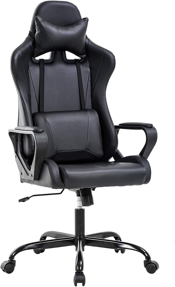 BestOffice Gaming Chair Office Chair Ergonomic Desk Chair Racing Style Gaming by BestOffice