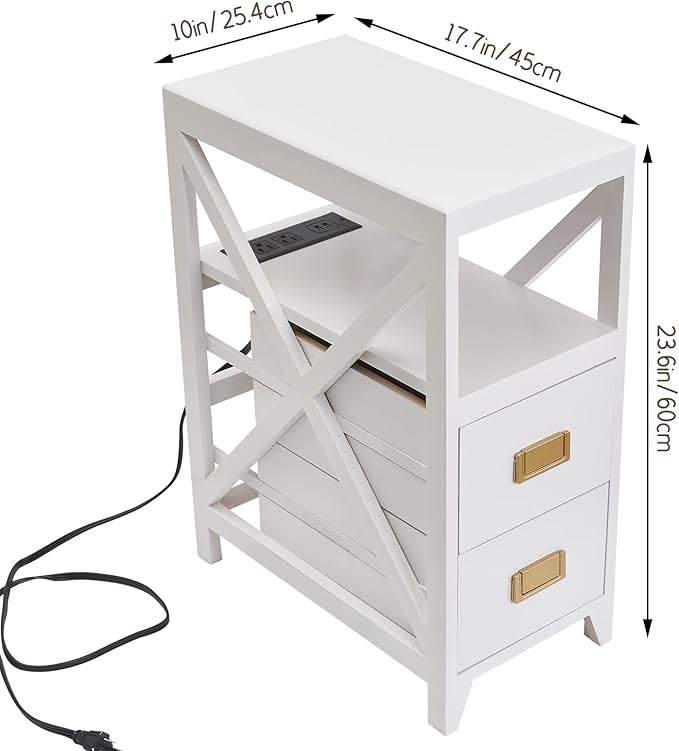 Fully Assembled Narrow Side Table - Image 3
