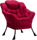 HollyHOME Modern Fabric Large Lazy Chair, Accent Oversized Comfy Reading Chair by HollyHOME