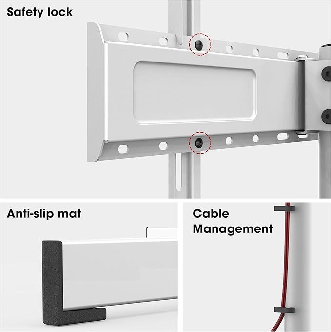 Modern Minimalist Swivel Floor TV Stand - Image 5