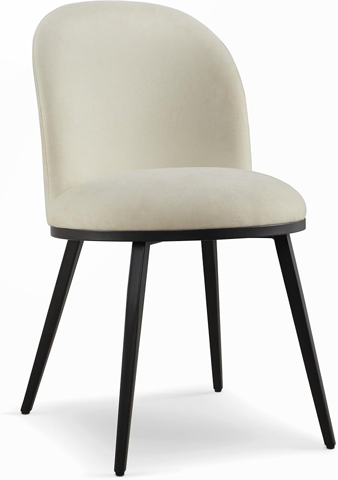 Dining Chairs Set of 6, Fabric Upholstered Dining Room Chairs - Image 8
