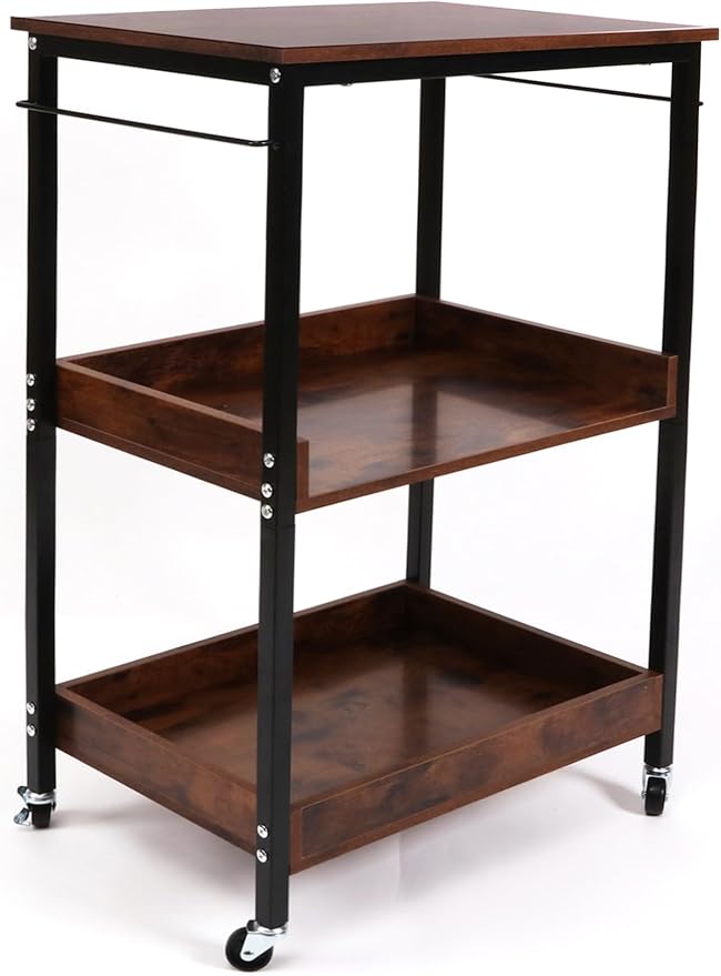 3-Tier Rolling Utility Cart by Kersiki