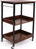 3-Tier Rolling Utility Cart by WAYTOSUC