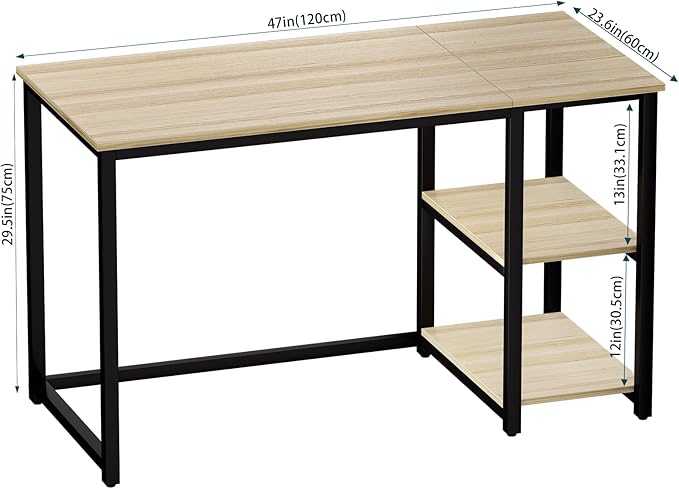 SINPAID Computer Desk 47 inches - Image 3
