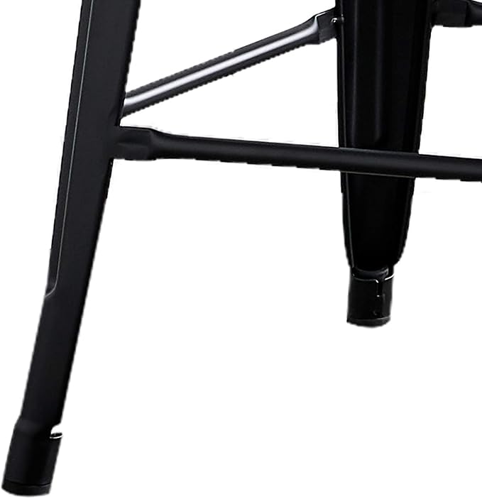 AC Pacific Modern 24” Metal Barstool Set of 2 – Country Rustic Style - Image 8