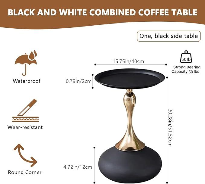 Elegant Modern Side Table - Image 2