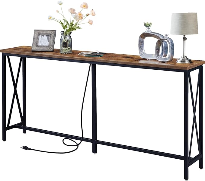 SUPERJARE 70 Inch Console Table by SUPERJARE