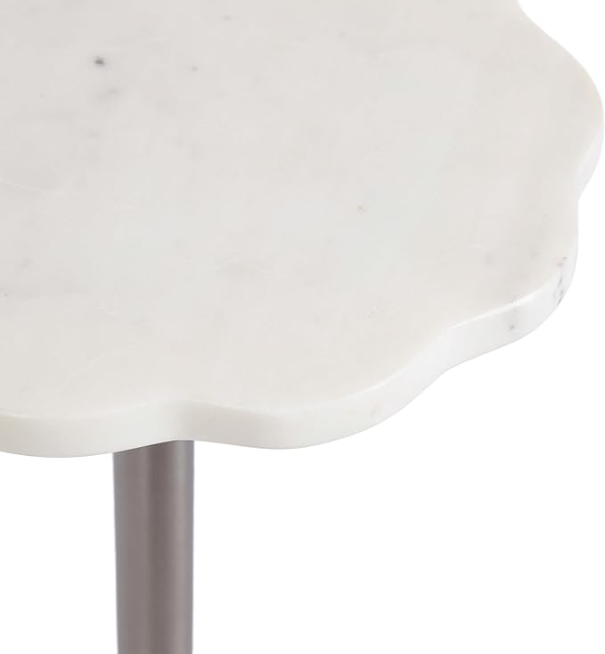 Kate and Laurel Sanzo Modern Pedestal Drink Table, Decorative End Table - Image 7