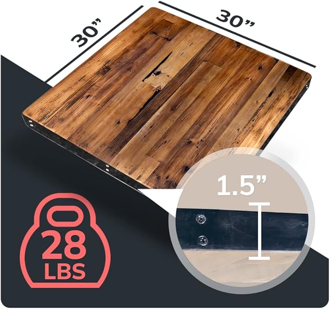 Reclaimed Wood Table Top - Image 2