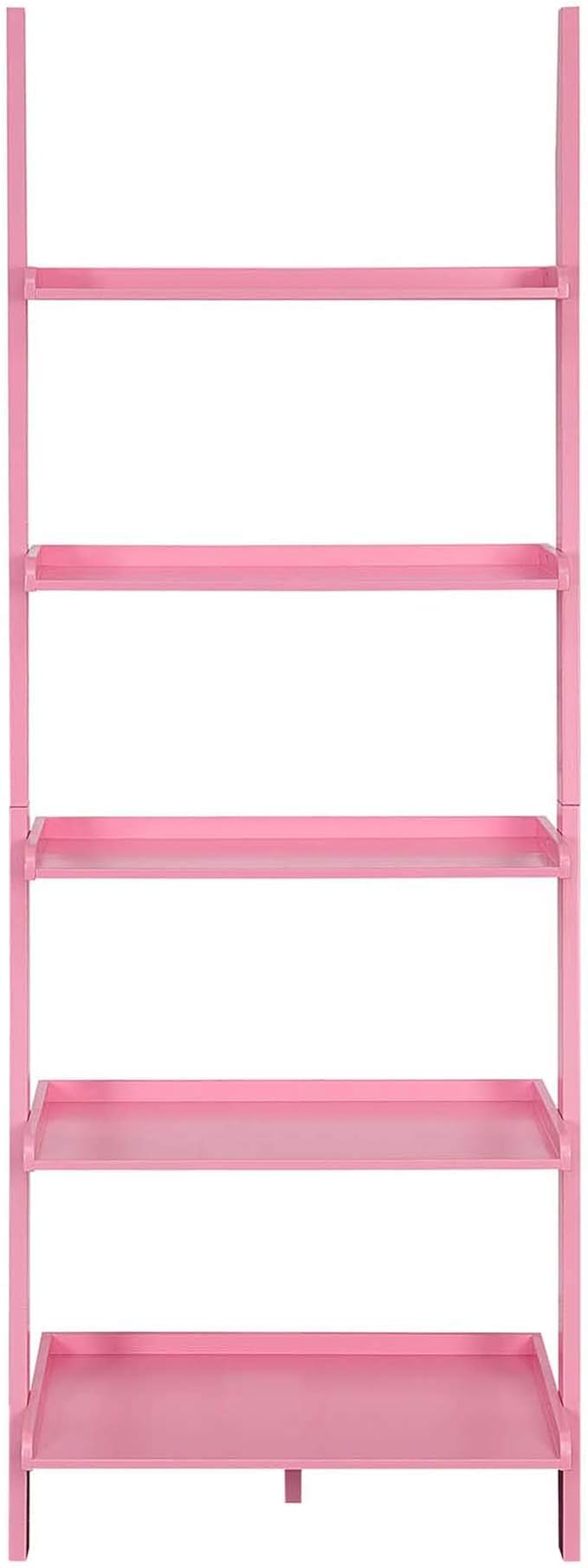 Convenience Concepts American Heritage Bookshelf Ladder, Light Pink - Image 5