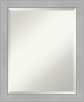 Amanti Art Silver Bathroom Mirror by AmantiArt