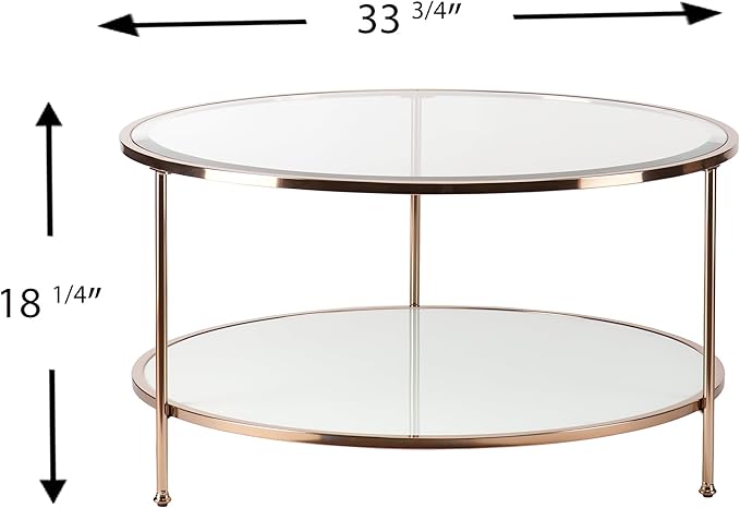 SEI Furniture Risa Cocktail Table, 34 in x 34 in x 18 in - Image 3