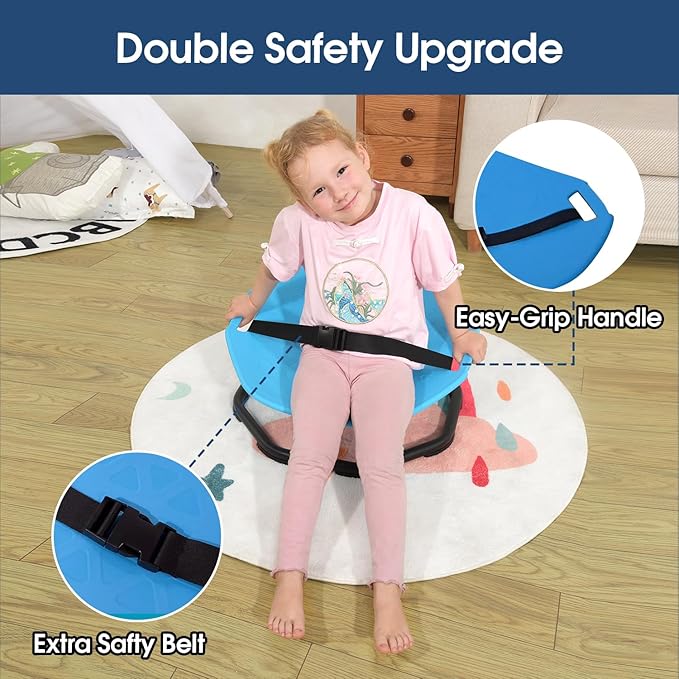 Sensory Spinning Chair for Autistic Kids, Upgraded Swivel Chair for Kids - Image 3