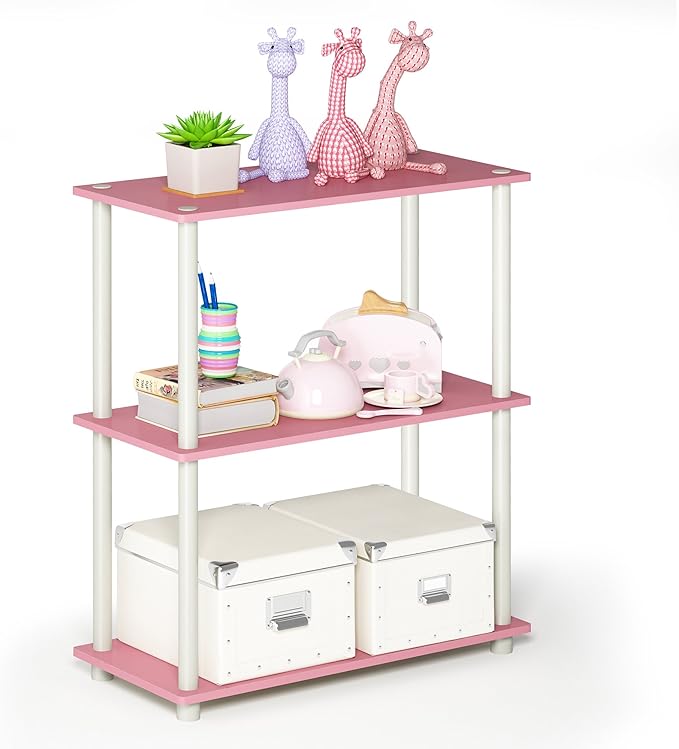 Furinno Turn-N-Tube 3-Tier Compact Multipurpose Shelf Display Rack - Image 5