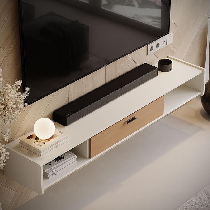 47'' Floating TV Stand, Wall Mounted TV Console, Floating TV Cabinet, Under TV - Image 2