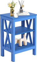 VECELO Modern Nightstands X-Design Side End Table Night Stand by VECELO