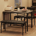 Dining Table Set for 4, Small Dining Table Set by SLEKVERSA