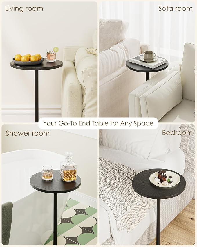 Masupu Drink Table, Round Side Table - Image 6