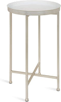 Kate and Laurel Celia Round Metal Foldable Tray Accent Table by KateandLaurel