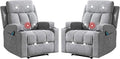 Phoenix Home Manual Recliner Chair Set of 2 by Unknown