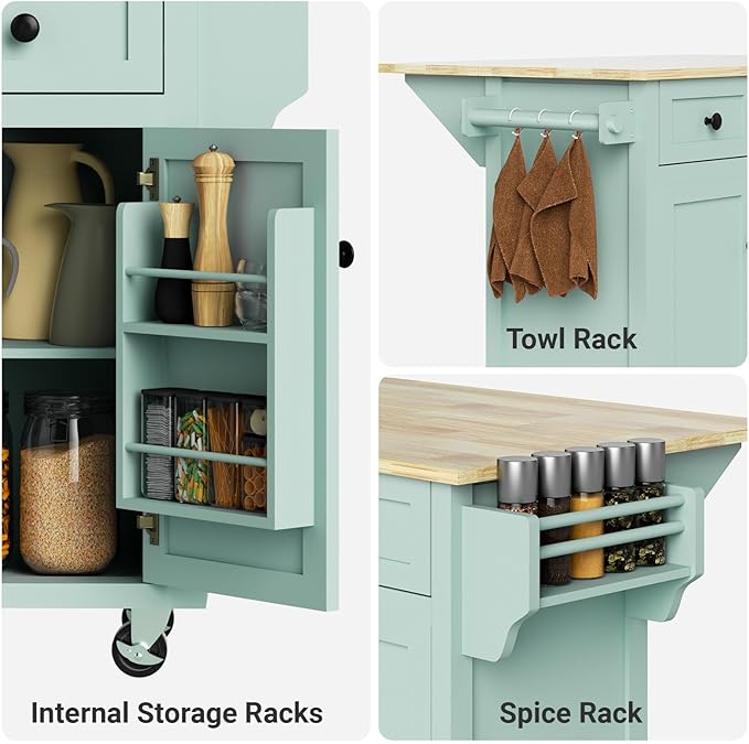 Rovibek Rolling Kitchen Island - Image 5