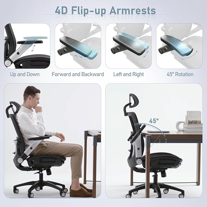 COLAMY Executive Mesh Office Chair - Image 5