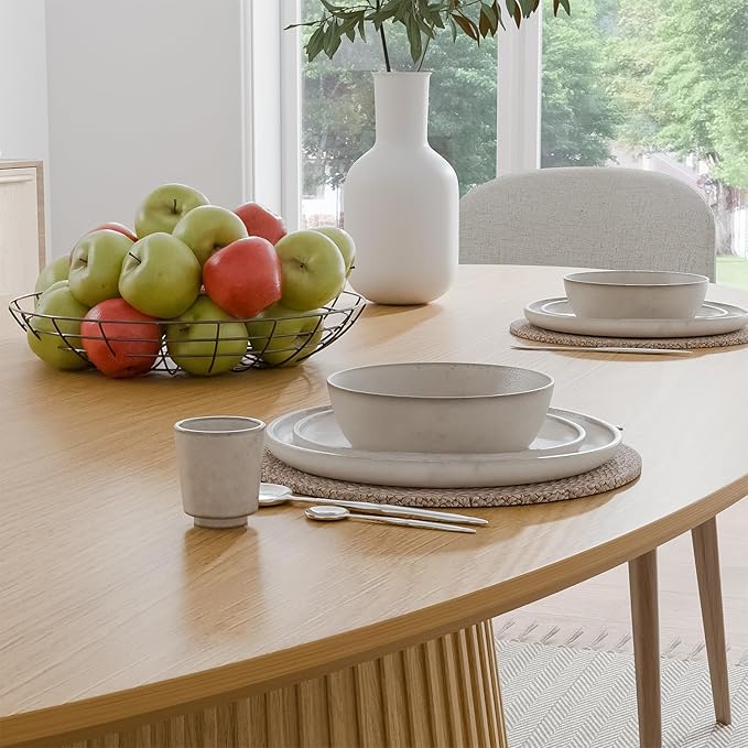 Casaphoria 67" Oval Dining Table, Modern Wood Kitchen Table - Image 7