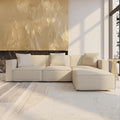 Acanva Luxury Modular Sectional Living Room Sofa Set, Modern Minimalist Style by acanva