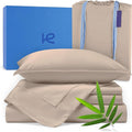 Kickoff Viscose Bamboo Sheets Full Size 4-pc 100% Organic Bamboo Viscose Bed by KickoffHome
