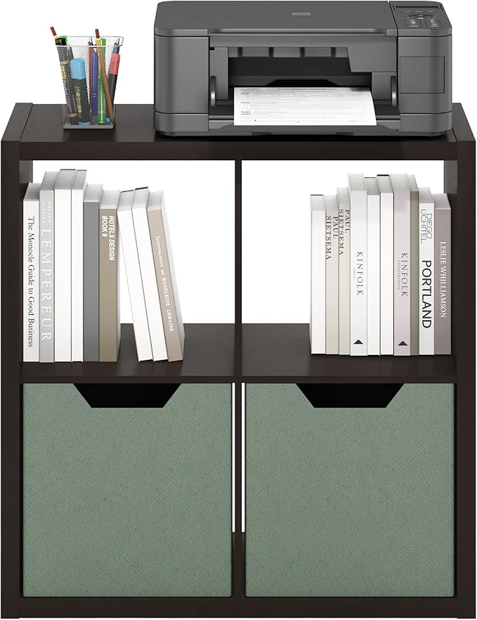 Furinno Cubicle Open Back Decorative Cube Storage Organizer - Image 7