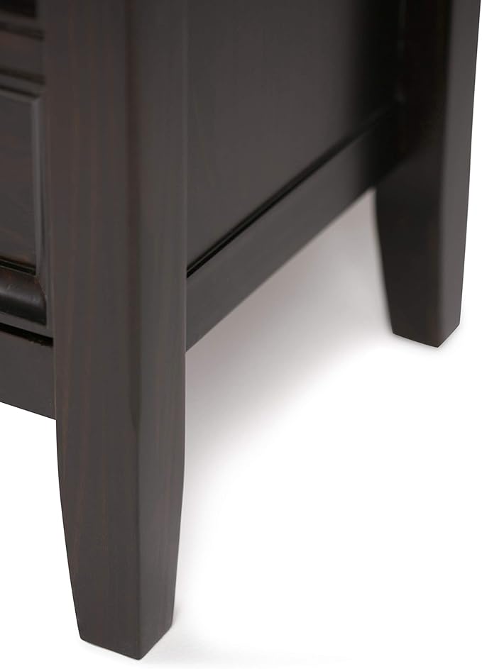 SIMPLIHOME Amherst 54-inch Wide Solid Wood TV Stand in Hickory Brown, - Image 9